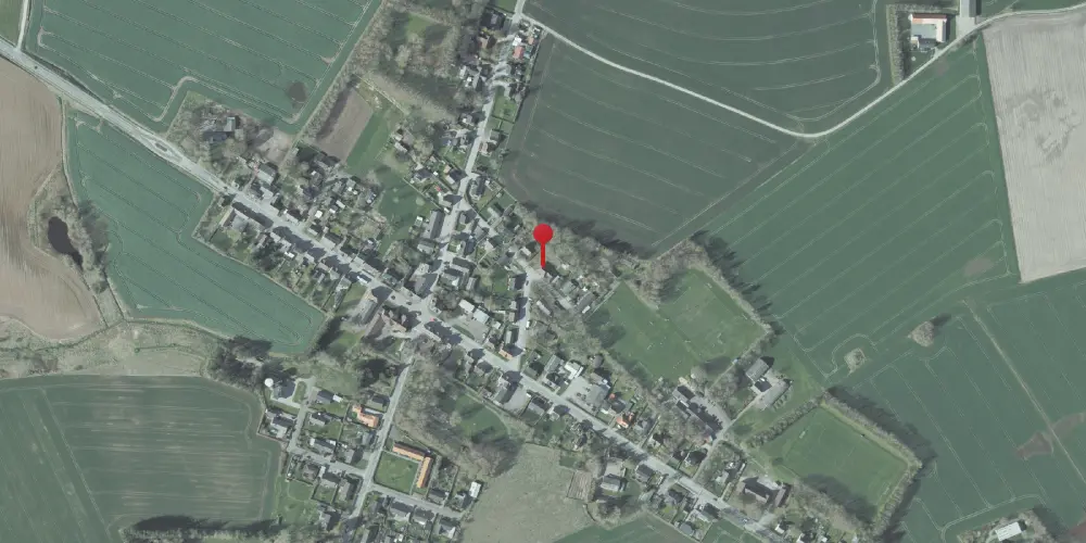 Historisk kort over Thorshøj Station