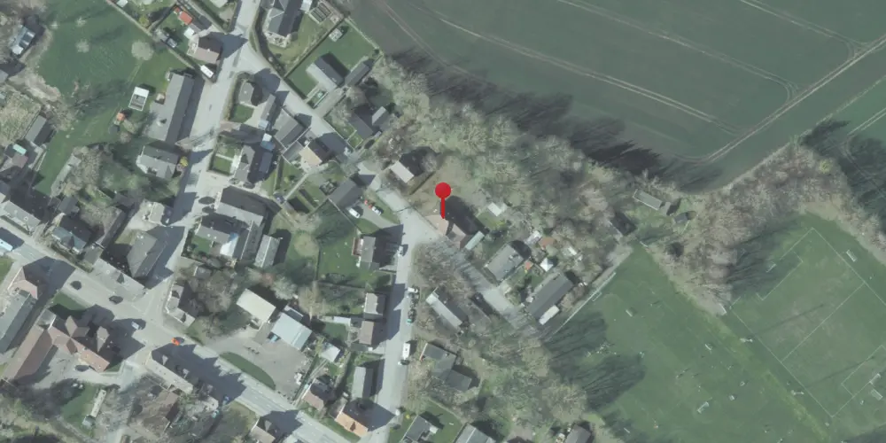 Historisk kort over Thorshøj Station