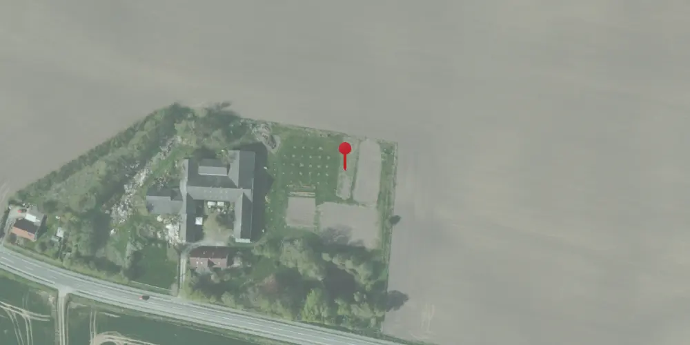 Historisk kort over Tamstrup Trinbræt