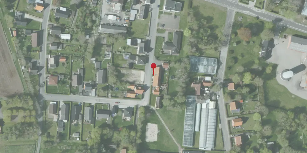 Historisk kort over Hørby Station