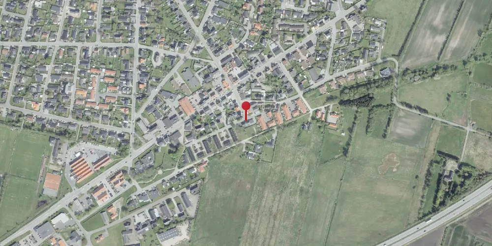 Historisk kort over Vodskov Station Historisk kort over Vodskov Station