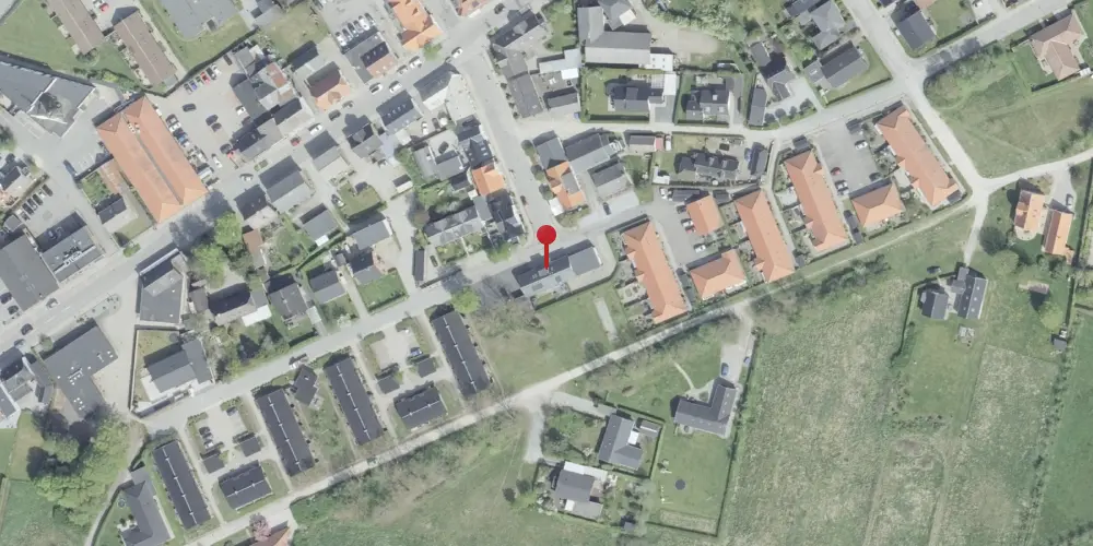 Historisk kort over Vodskov Station Historisk kort over Vodskov Station