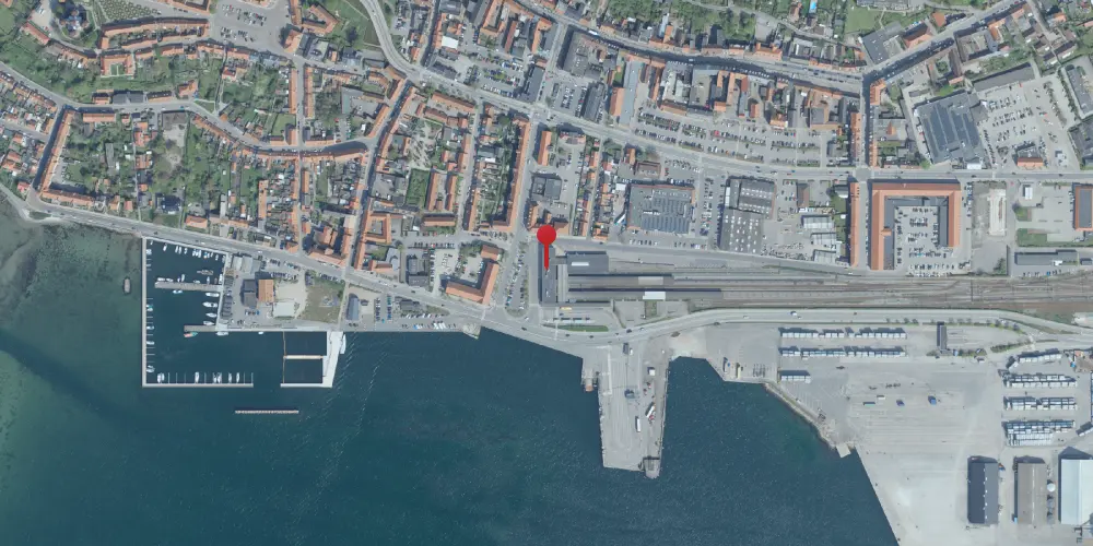 Historisk kort over Kalundborg Station