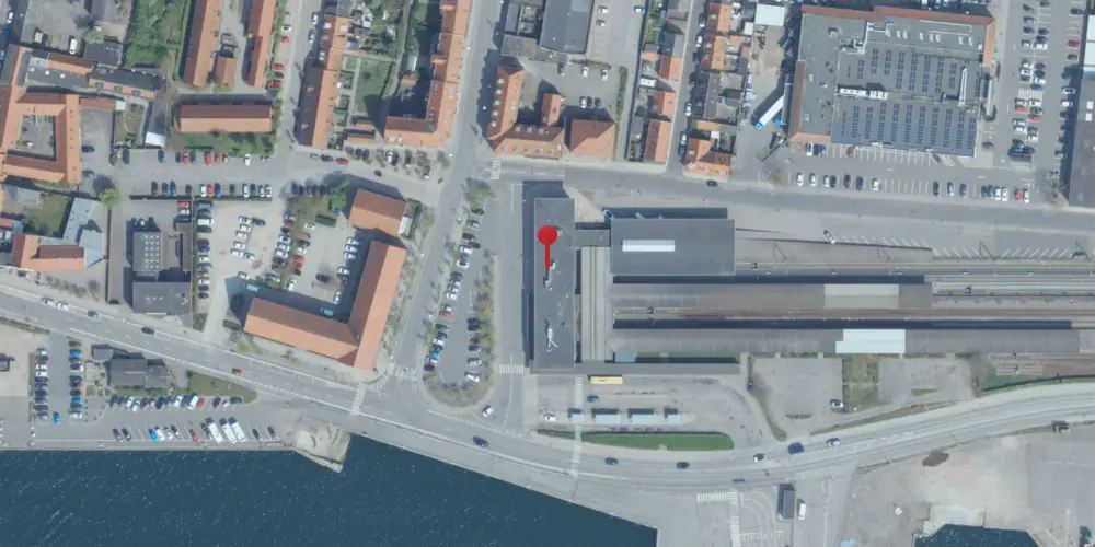 Historisk kort over Kalundborg Station