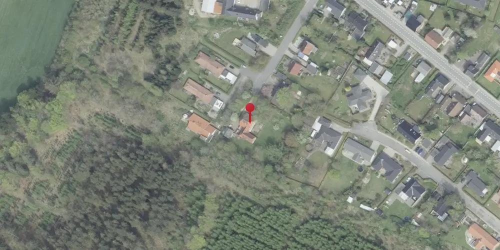 Historisk kort over Uggerhalne Station