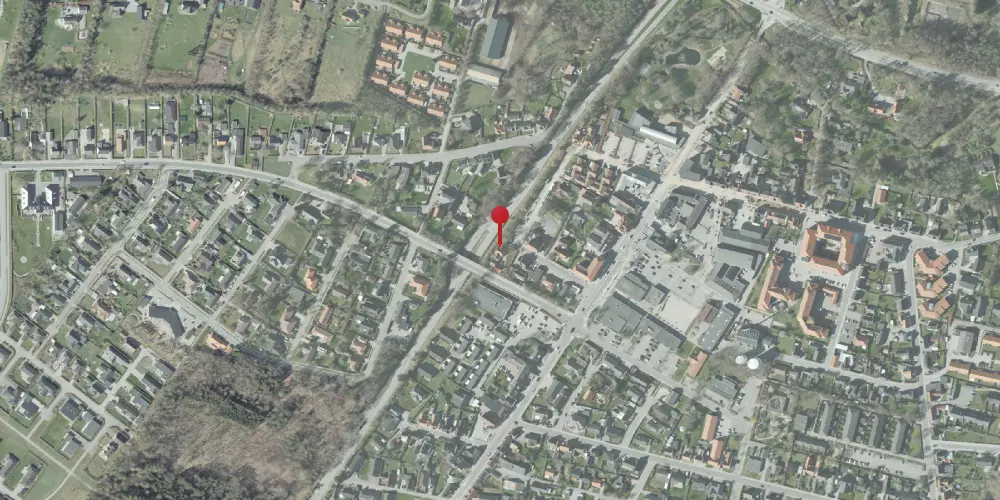 Historisk kort over Hjallerup Station