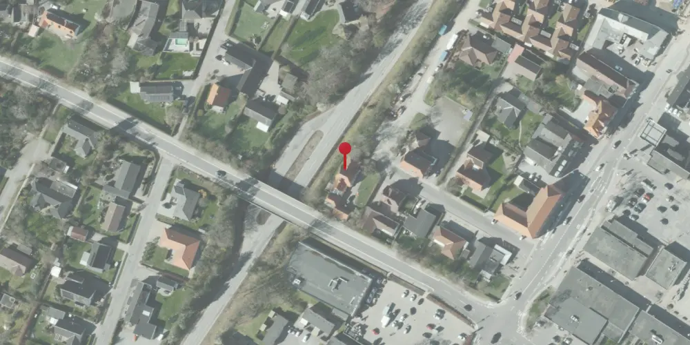 Historisk kort over Hjallerup Station