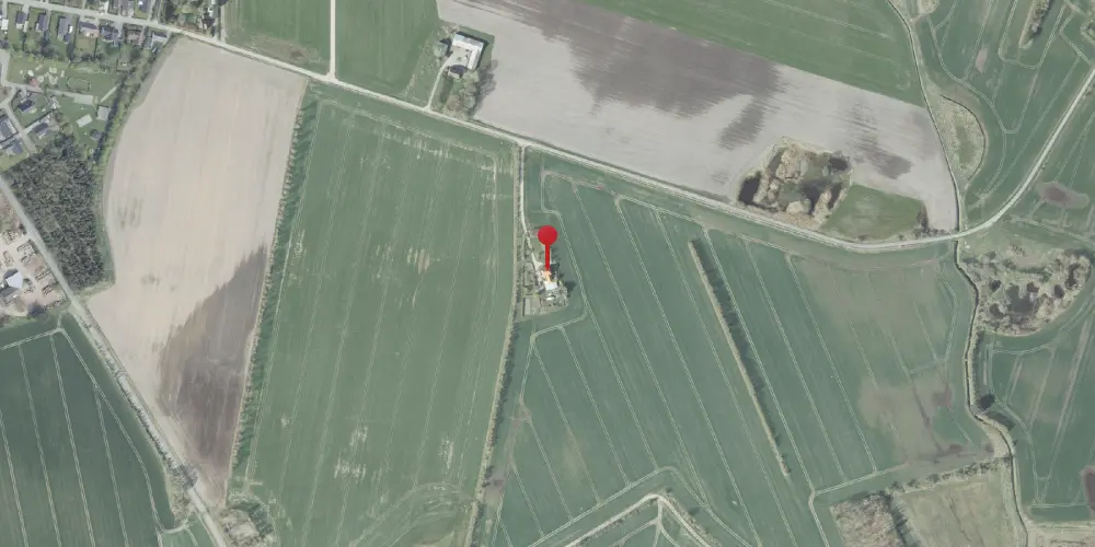 Historisk kort over Bjørnholm Station