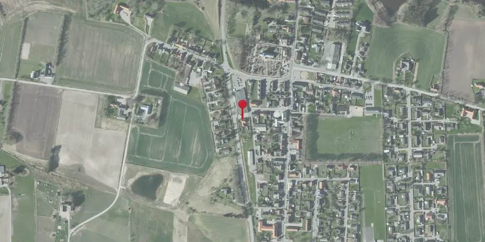 Historisk kort over Klokkerholm Station Historisk kort over Klokkerholm Station