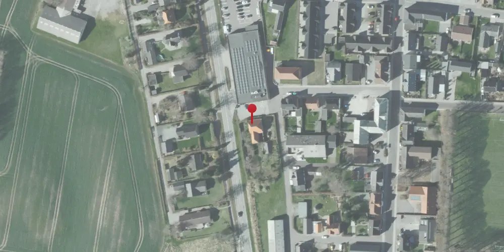 Historisk kort over Klokkerholm Station Historisk kort over Klokkerholm Station