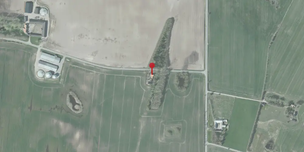 Historisk kort over Røgelhede Station