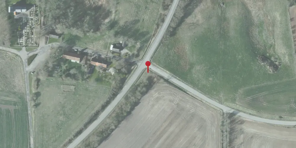 Historisk kort over Kirkegård Trinbræt