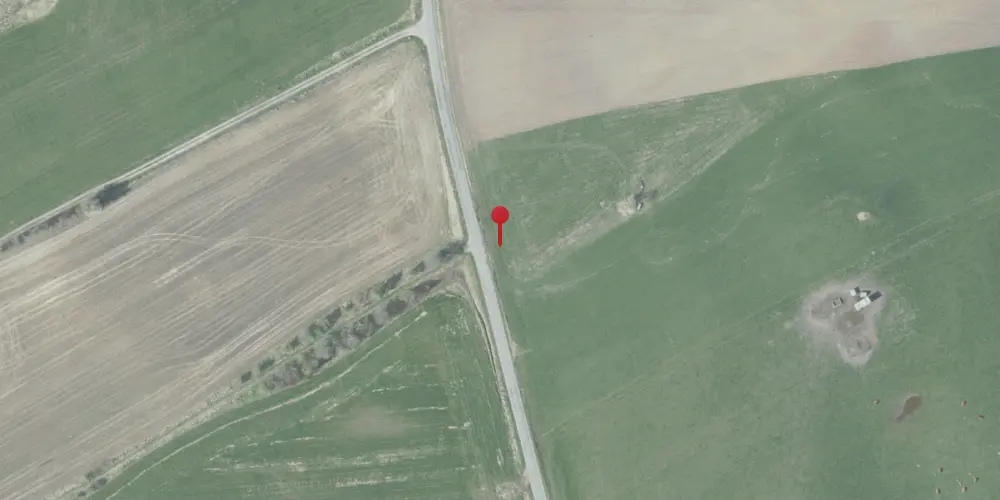 Historisk kort over Villestrup Trinbræt