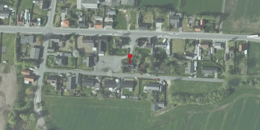 Historisk kort over Ørsø Station Historisk kort over Ørsø Station