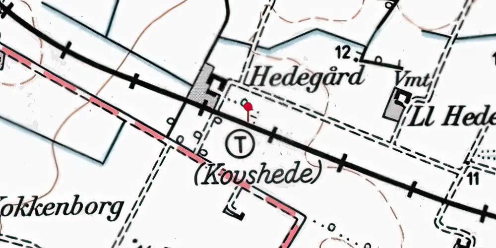 Historisk kort over Kovshede Trinbræt Historisk kort over Kovshede Trinbræt