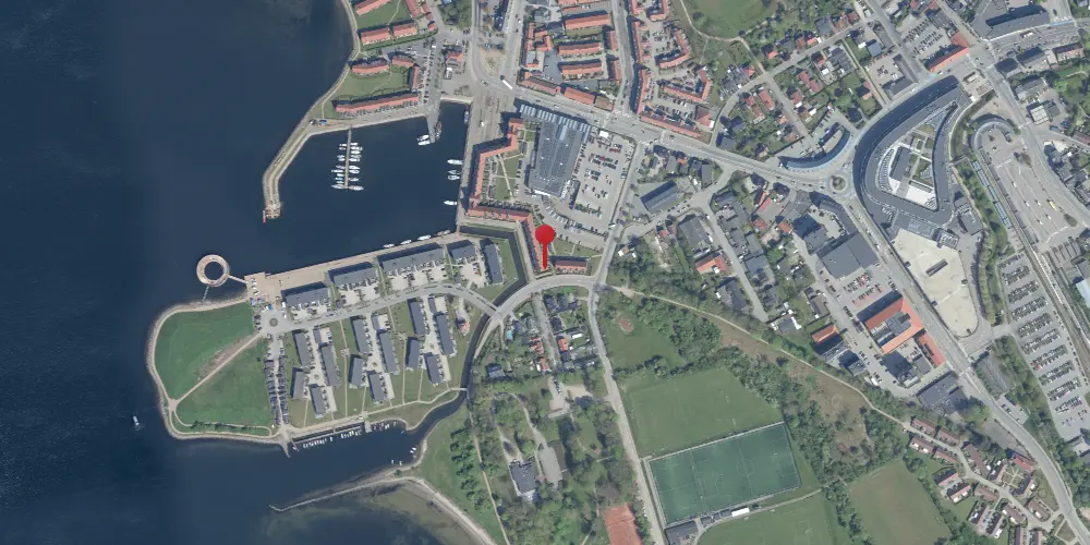 Historisk kort over Kalvøvej Trinbræt