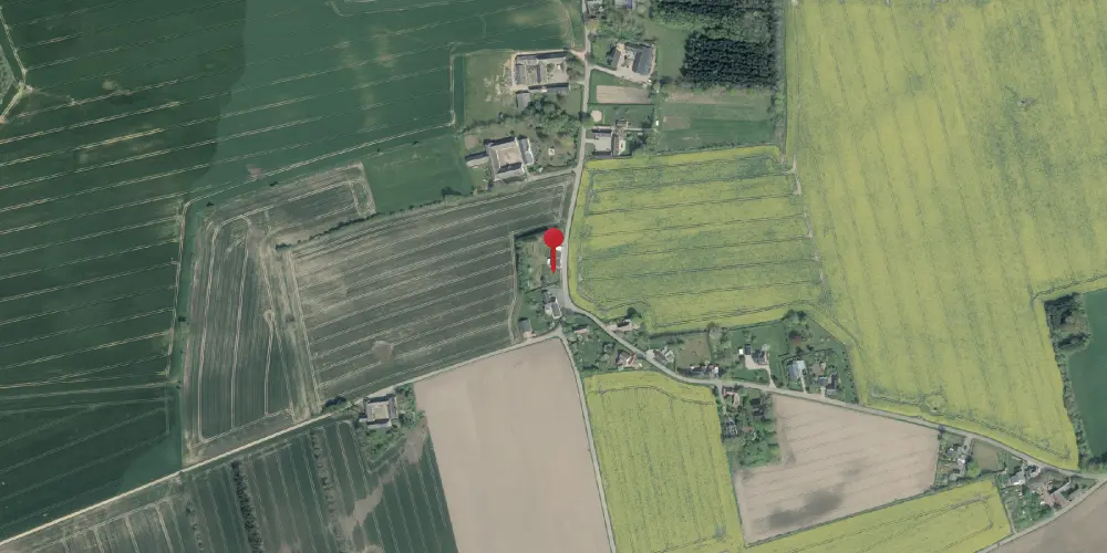 Historisk kort over Eskelund Trinbræt