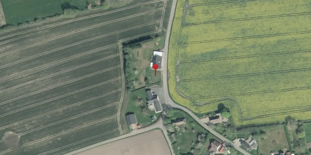 Historisk kort over Eskelund Trinbræt