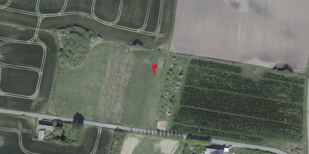 Historisk kort over Glorup Trinbræt