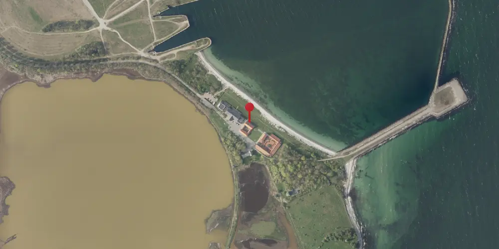 Historisk kort over Knudshoved Isbådsstation