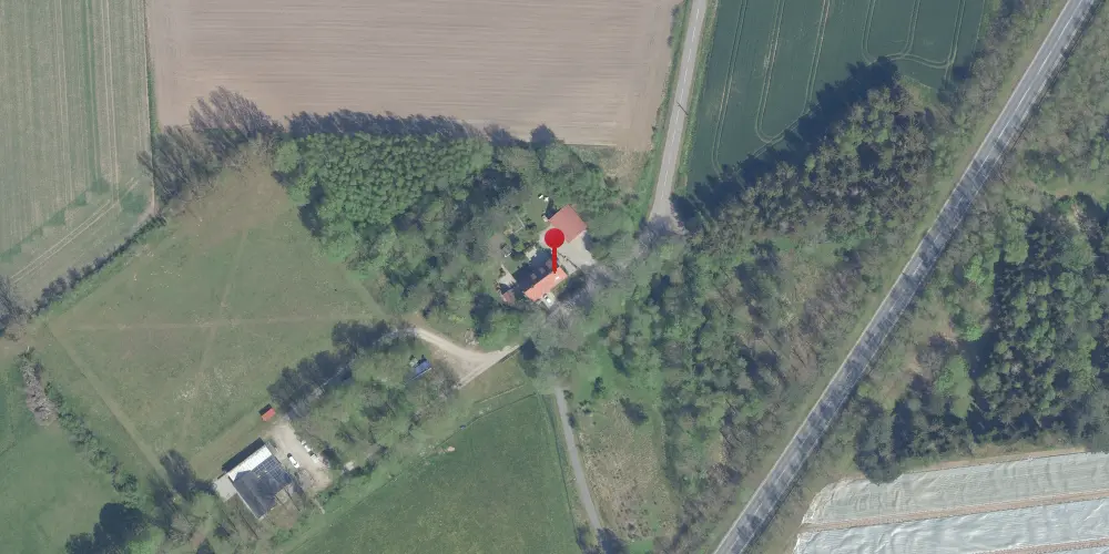 Historisk kort over Femhøj Billetsalgssted