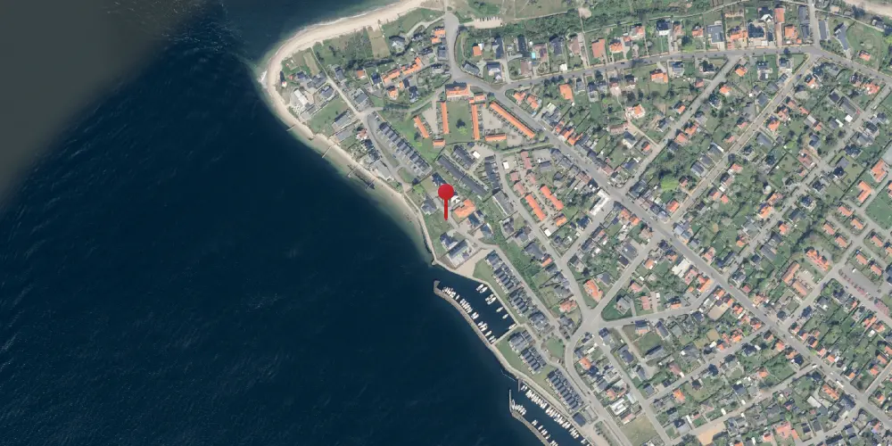 Historisk kort over Strib Station