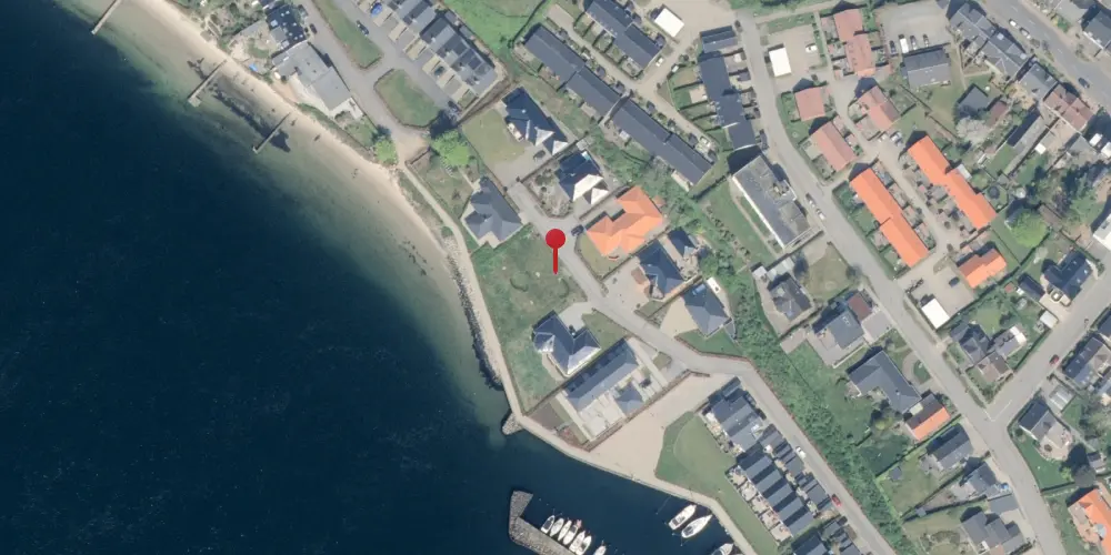 Historisk kort over Strib Station