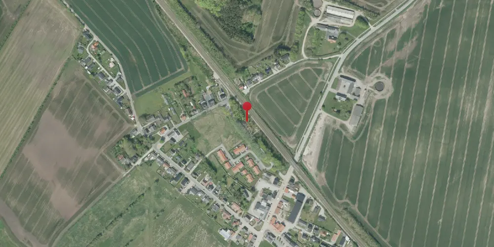 Historisk kort over Sønder-Onsild Station Historisk kort over Sønder-Onsild Station