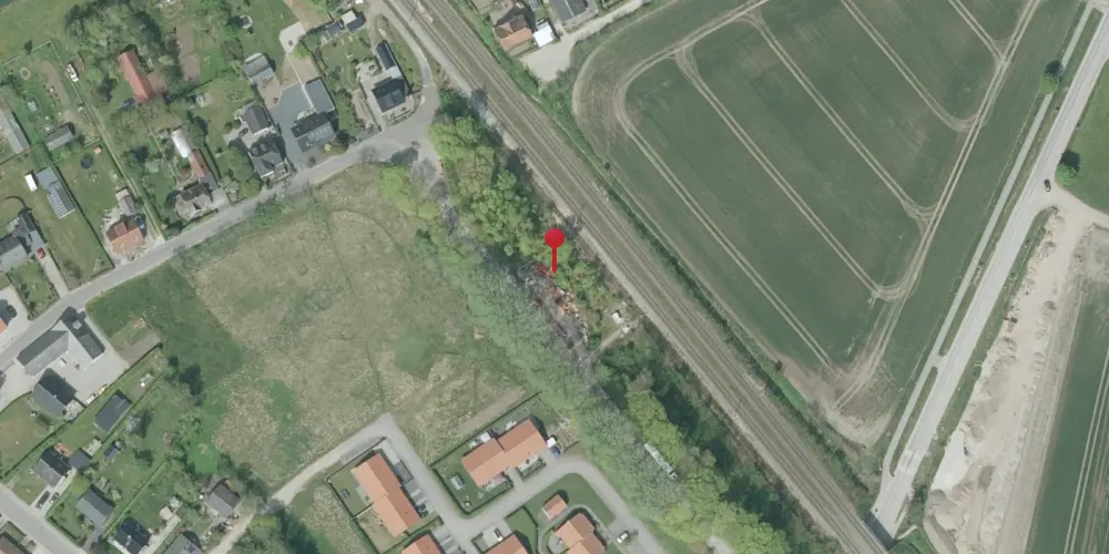 Historisk kort over Sønder-Onsild Station Historisk kort over Sønder-Onsild Station