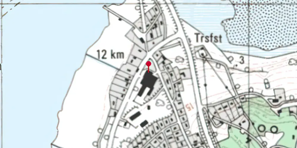 Historisk kort over Hadsund Syd Station Historisk kort over Hadsund Syd Station