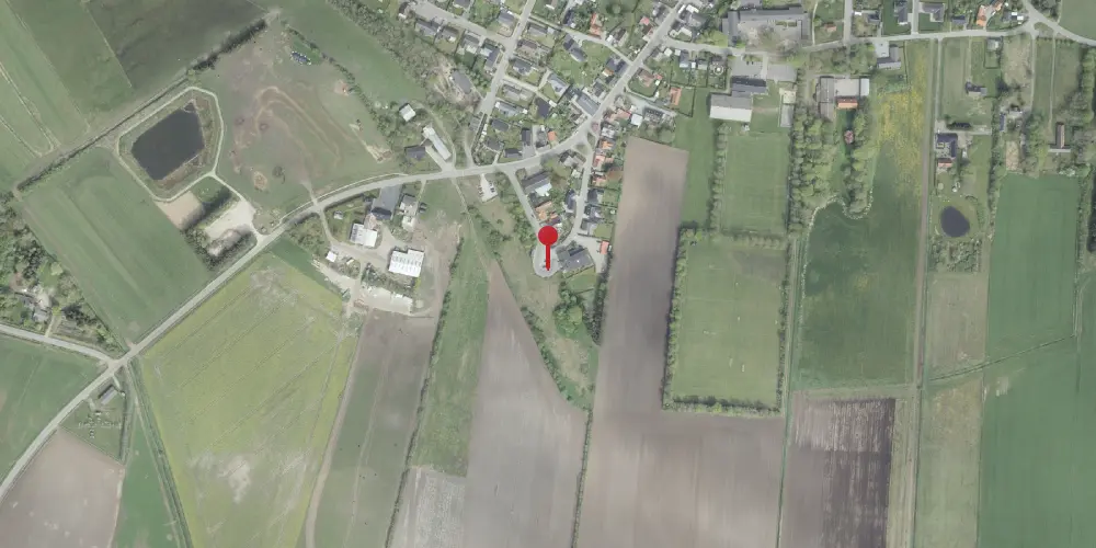 Historisk kort over Langholt Station