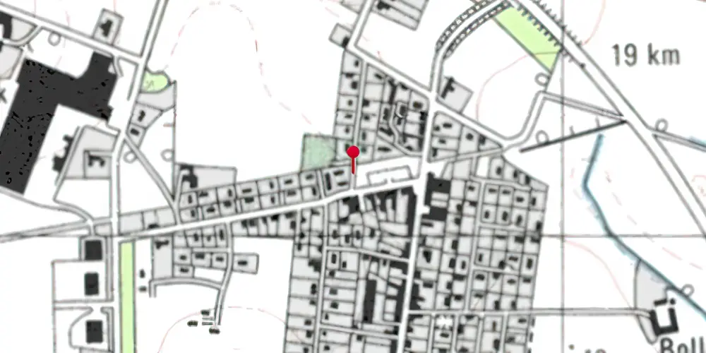 Historisk kort over Gandrup Station