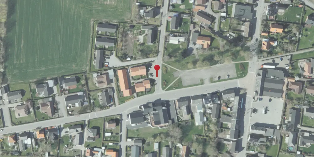 Historisk kort over Gandrup Station