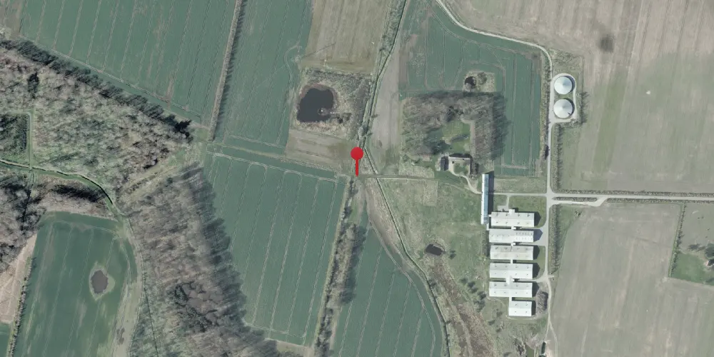 Historisk kort over Gettrup Trinbræt