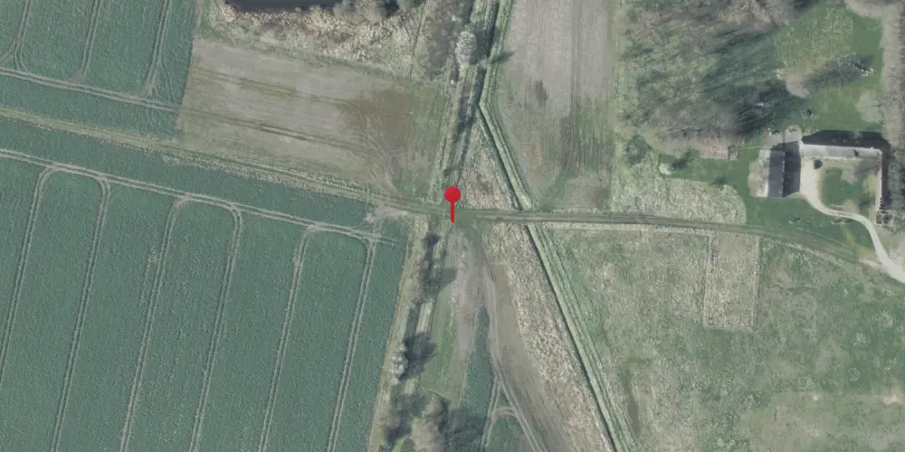 Historisk kort over Gettrup Trinbræt