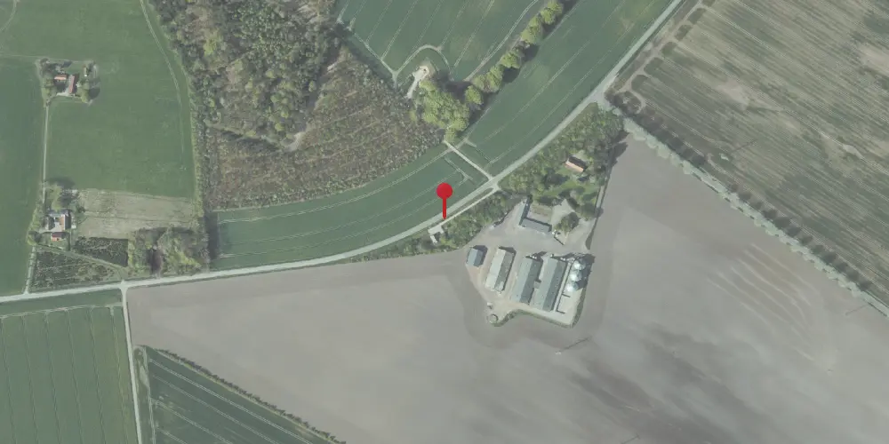 Historisk kort over Skelgaarden Trinbræt