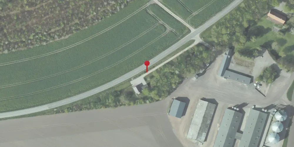 Historisk kort over Skelgaarden Trinbræt