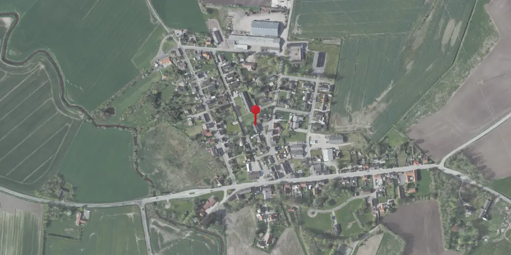 Historisk kort over Præstbro Station