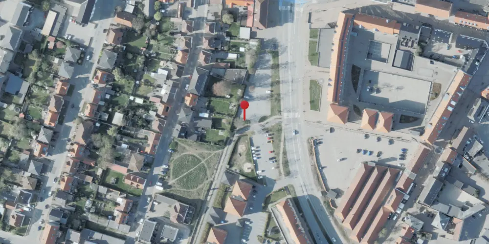 Historisk kort over Frederikshavn Godsbanegård