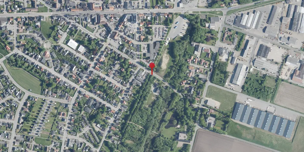 Historisk kort over Videbæk ved Gl. Kongevej Trinbræt Historisk kort over Videbæk ved Gl. Kongevej Trinbræt