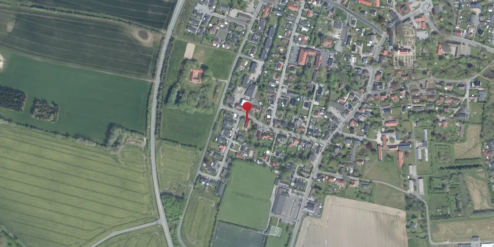 Historisk kort over Skibby Station