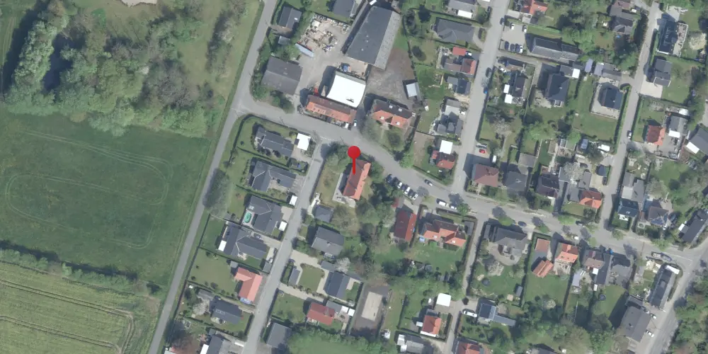 Historisk kort over Skibby Station