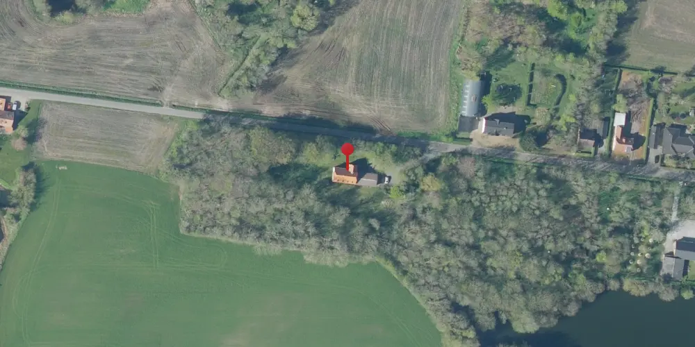 Historisk kort over Lervang Station Historisk kort over Lervang Station