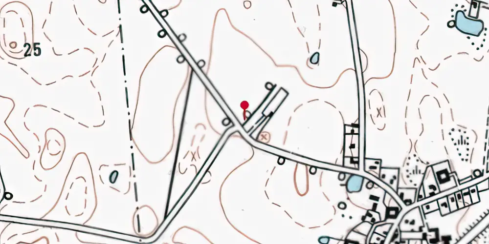 Historisk kort over Biltris Trinbræt med offentligt Sidespor Historisk kort over Biltris Trinbræt med offentligt Sidespor