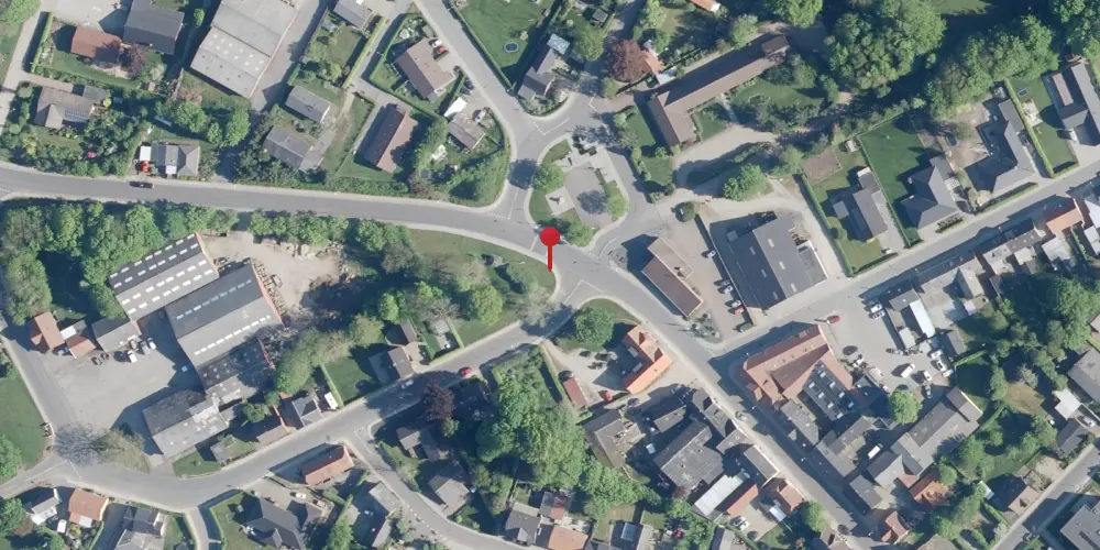 Historisk kort over Ørnhøj Station Historisk kort over Ørnhøj Station