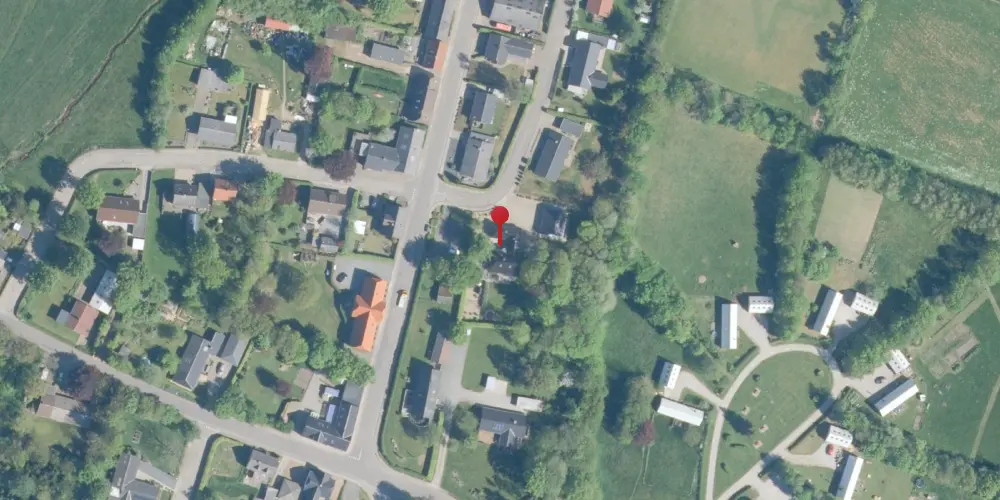 Historisk kort over Vind Station