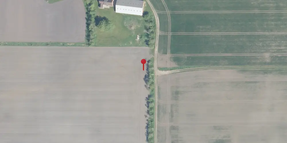 Historisk kort over Østergård Trinbræt (uofficielt)