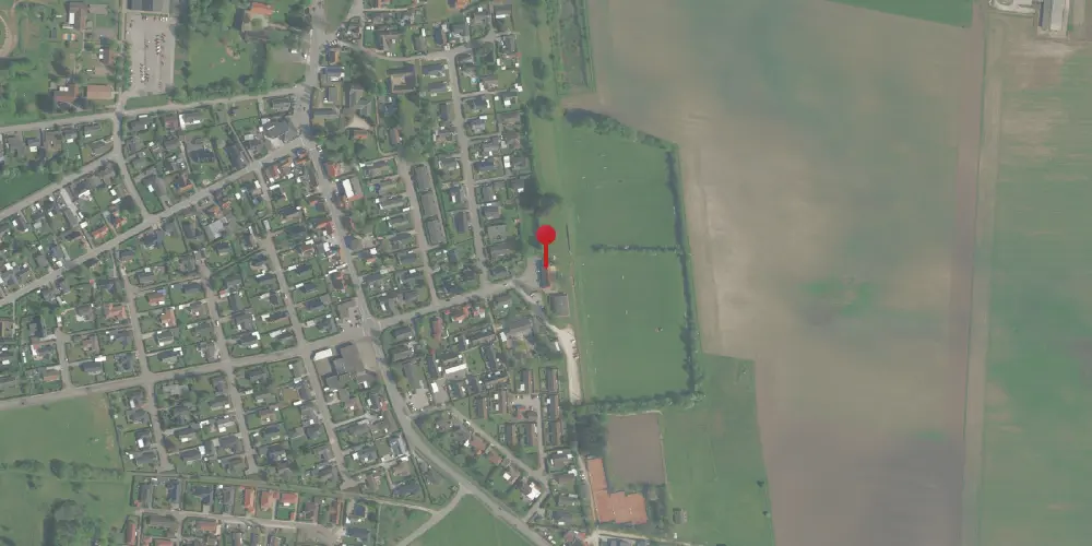 Historisk kort over Kirke Hyllinge Station