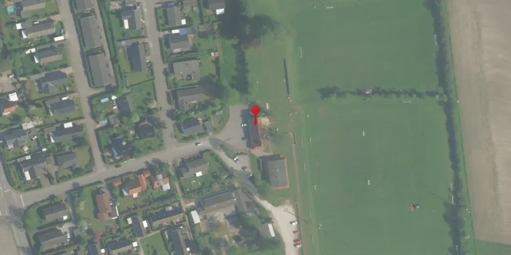 Historisk kort over Kirke Hyllinge Station