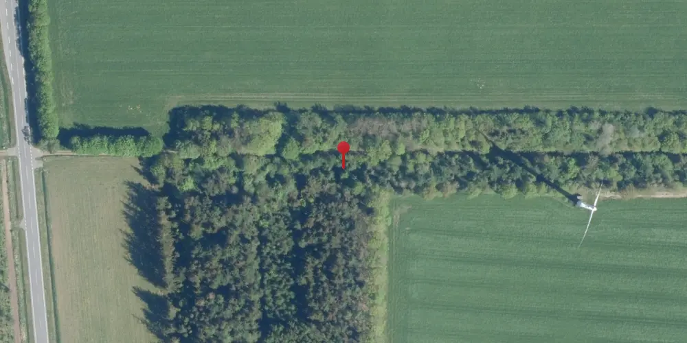 Historisk kort over Resdalhus Trinbræt